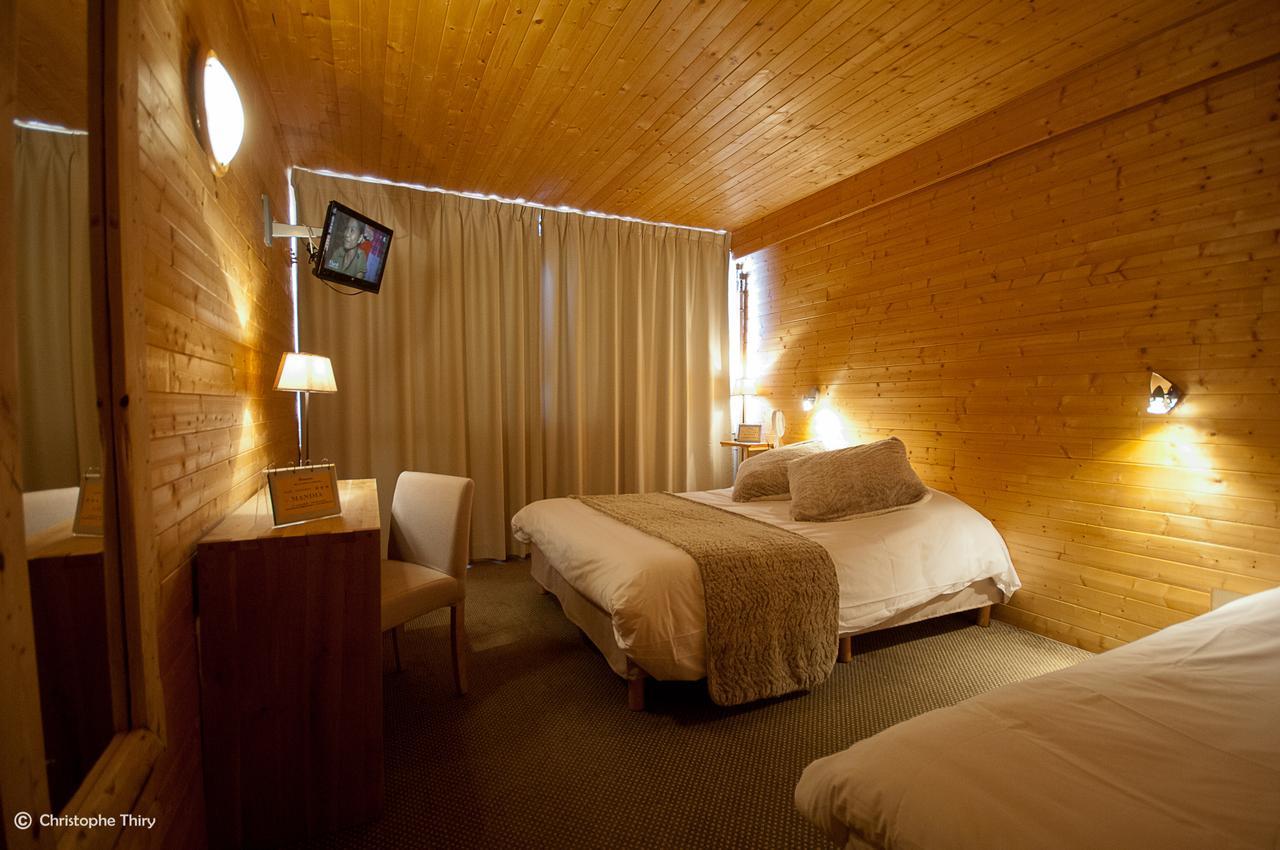 Hotel-Restaurant La Mandia La Mongie Zimmer foto
